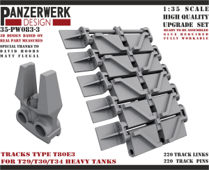 T29/30/34 Heavy Tanks tracks type T80E3