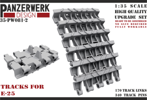 German E-25 tracks 