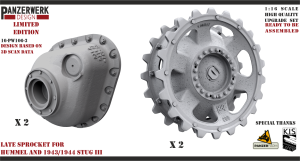 Final drive + sprocket for late Hummel