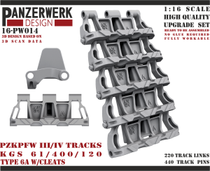 Panzer III/IV type 6A w/cleats 1/16 scale