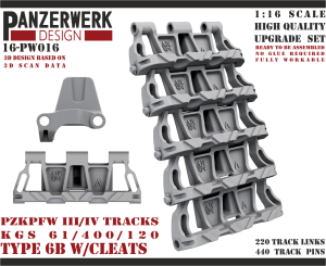 Panzer III/IV type 6B w/cleats 1/16 scale