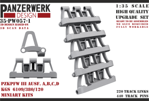 Panzer III ausf. A,B,C,D tracks (MiniArt)