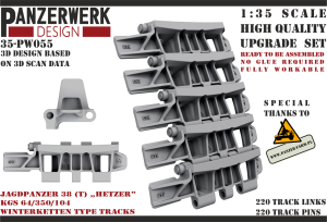 Jagdpanzer 38 Hetzer Winterkette